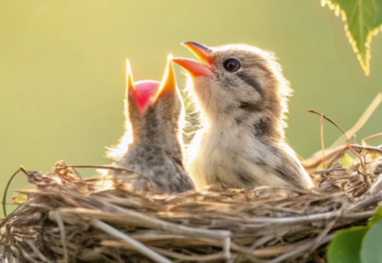Tierkinder im Frühling