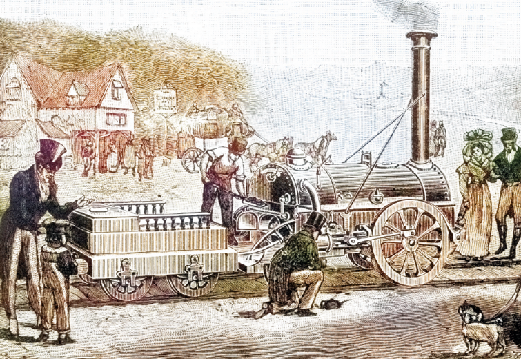 Entwicklung der Dampflokomotive